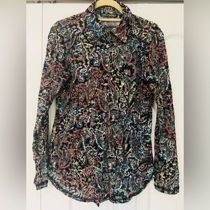 Multi colored stretchy top